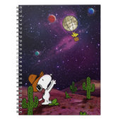 Erdnüsse | Snoopy & Woodstock Cowboy Notizblock (Vorderseite)