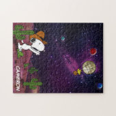 Erdnüsse | Snoopy & Woodstock Cowboy Puzzle (Horizontal)