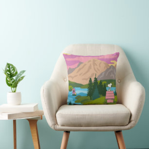 Erdnüsse Snoopy & Woodstock Das große Outdoor Kissen