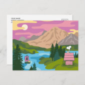 Erdnüsse | Snoopy & Woodstock Das große Outdoor Postkarte (Vorne/Hinten)