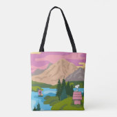 Erdnüsse | Snoopy & Woodstock Das große Outdoor Tasche (Rückseite)