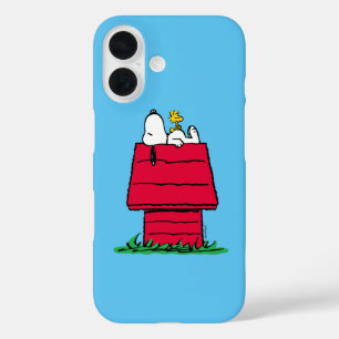 Erdnüsse   Snoopy & Woodstock Doghouse iPhone 16 Hülle