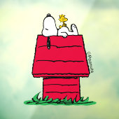 Erdnüsse | Snoopy & Woodstock Doghouse Fensteraufkleber (Blatt 3)