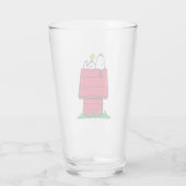 Erdnüsse | Snoopy & Woodstock Doghouse Glas (Rückseite)