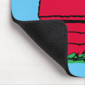 Erdnüsse | Snoopy & Woodstock Doghouse Mousepad (Ecke)