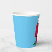 Erdnüsse | Snoopy & Woodstock Doghouse Pappbecher (Rechts)