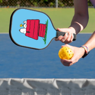 Erdnüsse Snoopy & Woodstock Doghouse Pickleball Schläger