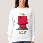 Erdnüsse | Snoopy & Woodstock Doghouse Sweatshirt (Vorderseite)