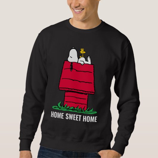 Erdnüsse | Snoopy & Woodstock Doghouse Sweatshirt (Vorderseite)