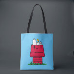 Erdnüsse | Snoopy & Woodstock Doghouse Tasche<br><div class="desc">Karo dieses lustige Design aus Erdnüssen mit Snoopy und Woodstock.</div>