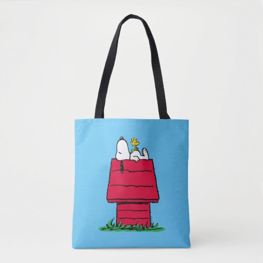 Erdnüsse | Snoopy & Woodstock Doghouse Tasche (Vorderseite)