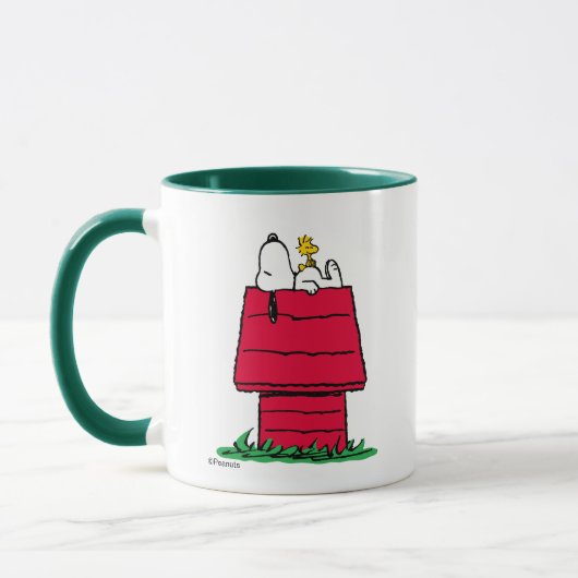 Erdnüsse | Snoopy & Woodstock Doghouse Tasse (Links)