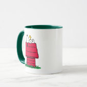 Erdnüsse | Snoopy & Woodstock Doghouse Tasse (Vorderseite Links)