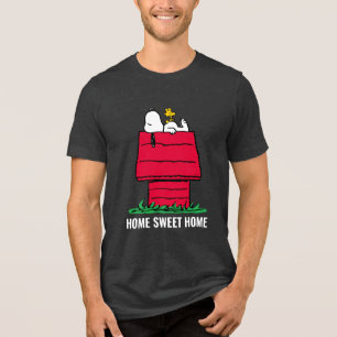 Erdnüsse   Snoopy & Woodstock Doghouse Tri-Blend Shirt