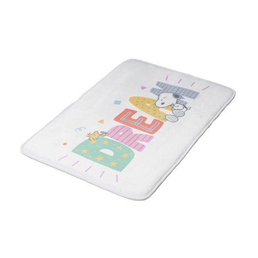 Erdnüsse | Snoopy & Woodstock Dream Badematte (Schrägansicht)