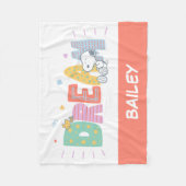 Erdnüsse | Snoopy & Woodstock Dream Fleecedecke (Vorderseite)