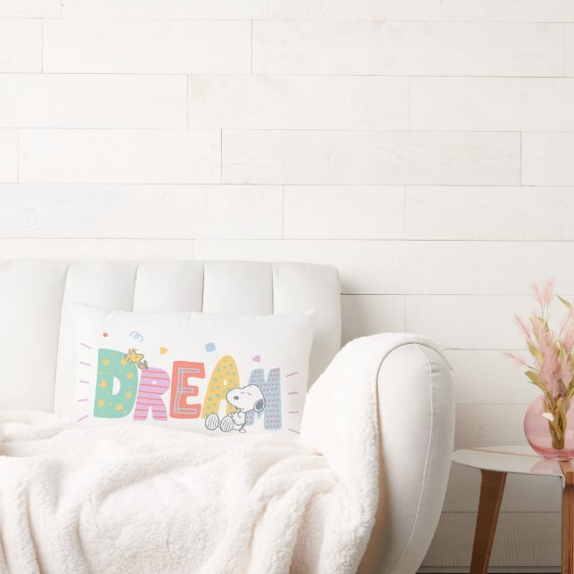 Erdnüsse | Snoopy & Woodstock Dream Lendenkissen (Liege)