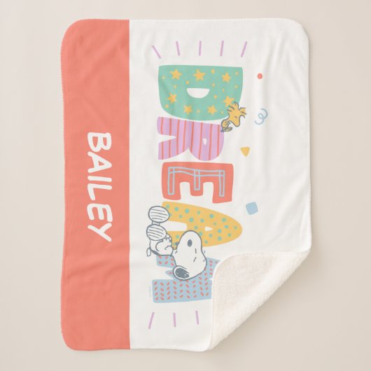 Erdnüsse | Snoopy & Woodstock Dream Sherpadecke (Vorderseite)