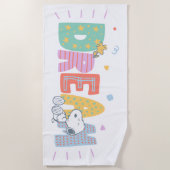 Erdnüsse | Snoopy & Woodstock Dream Strandtuch (Vorderseite)