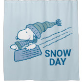 Erdnüsse | Snoopy & Woodstock Duschvorhang (Vorderseite)