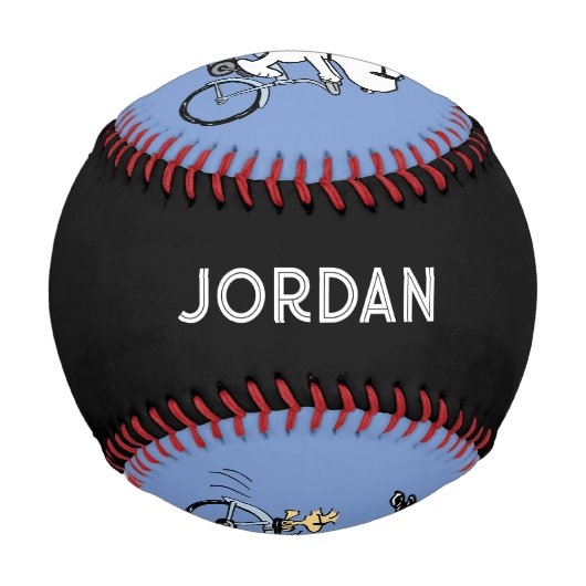 Erdnüsse | Snoopy & Woodstock Fahrrad Baseball (Rückseite)