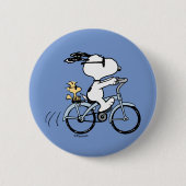 Erdnüsse | Snoopy & Woodstock Fahrrad Button (Vorderseite)