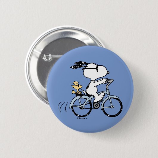 Erdnüsse | Snoopy & Woodstock Fahrrad Button (Vorne & Hinten)