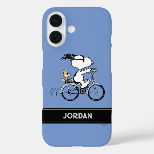 Erdnüsse   Snoopy & Woodstock Fahrrad iPhone 16 Hülle