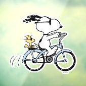 Erdnüsse | Snoopy & Woodstock Fahrrad Fensteraufkleber (Blatt 3)