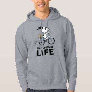 Erdnüsse   Snoopy & Woodstock Fahrrad Hoodie