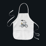 Erdnüsse | Snoopy & Woodstock Fahrrad Kinderschürze<br><div class="desc">Karo in diesem phantastischen Erdnussdesign mit Snoopy und Woodstock.</div>