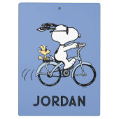 Erdnüsse | Snoopy & Woodstock Fahrrad Klemmbrett (Rückseite)