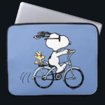Erdnüsse | Snoopy & Woodstock Fahrrad Laptopschutzhülle<br><div class="desc">Karo in diesem phantastischen Erdnussdesign mit Snoopy und Woodstock.</div>