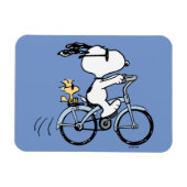 Erdnüsse | Snoopy & Woodstock Fahrrad Magnet (Horizontal)