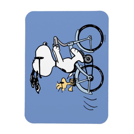 Erdnüsse | Snoopy & Woodstock Fahrrad Magnet (Vertikal)