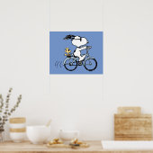 Erdnüsse | Snoopy & Woodstock Fahrrad Poster (Küche)