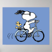 Erdnüsse | Snoopy & Woodstock Fahrrad Poster (Vorne)