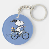 Erdnüsse | Snoopy & Woodstock Fahrrad Schlüsselanhänger (Rückseite)
