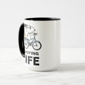 Erdnüsse | Snoopy & Woodstock Fahrrad Tasse (Vorderseite Links)