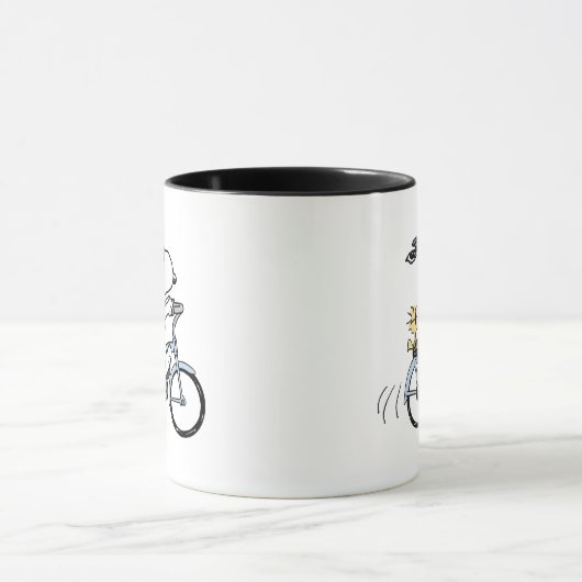 Erdnüsse | Snoopy & Woodstock Fahrrad Tasse (Zentrum)