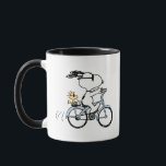 Erdnüsse | Snoopy & Woodstock Fahrrad Tasse<br><div class="desc">Beginnen Sie Ihren Tag mit einem Lächeln auf dieser Peanuts Tasse mit Snoopy und Woodstock, die gemeinsam ein Fahrrad fahren. Dieses spielerische Design, das perfekt für Kaffee, Tee oder Ihr Lieblingsgetränk geeignet ist, erweckt den Charme und den Spaß der geliebten Peanuts-Figuren. Ein wunderschönes Geschenk für Fans von Snoopy, Woodstock und...</div>