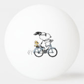 Erdnüsse | Snoopy & Woodstock Fahrrad Tischtennisball (Vorderseite)