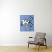 Erdnüsse | Snoopy & Woodstock Fahrrad Wandteppich (Beispiel)