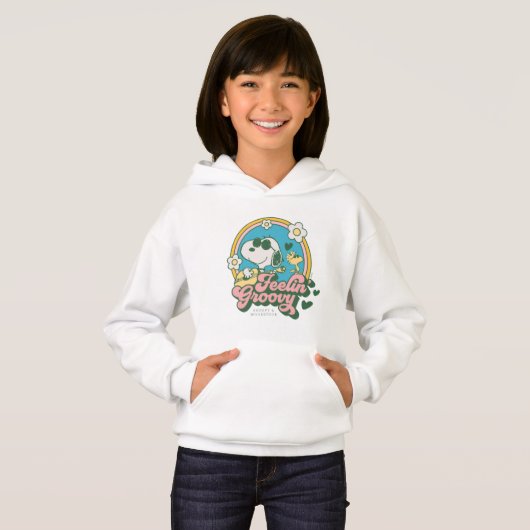 Erdnüsse | Snoopy & Woodstock Feelin'Groovy Hoodie (Vorne ganz)