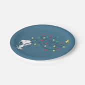 Erdnüsse | Snoopy & Woodstock Feriendekoration Pappteller (Schrägansicht)