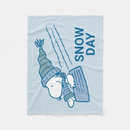 Erdnüsse | Snoopy & Woodstock Fleecedecke (Vorderseite)