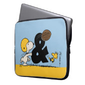 Erdnüsse | Snoopy & Woodstock Football Laptopschutzhülle (Vorderseite Links)