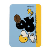 Erdnüsse | Snoopy & Woodstock Football Magnet (Vertikal)