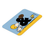 Erdnüsse | Snoopy & Woodstock Football Magnet (Linke Seite)