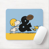 Erdnüsse | Snoopy & Woodstock Football Mousepad (Mit Mouse)